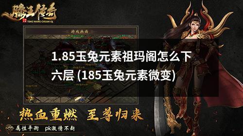 1.85玉兔元素祖玛阁怎么下六层 (185玉兔元素微变)